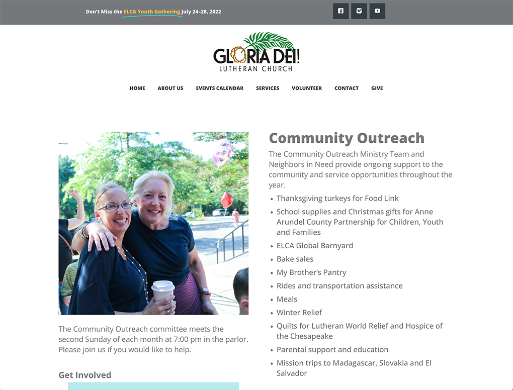 Gloria Dei Website