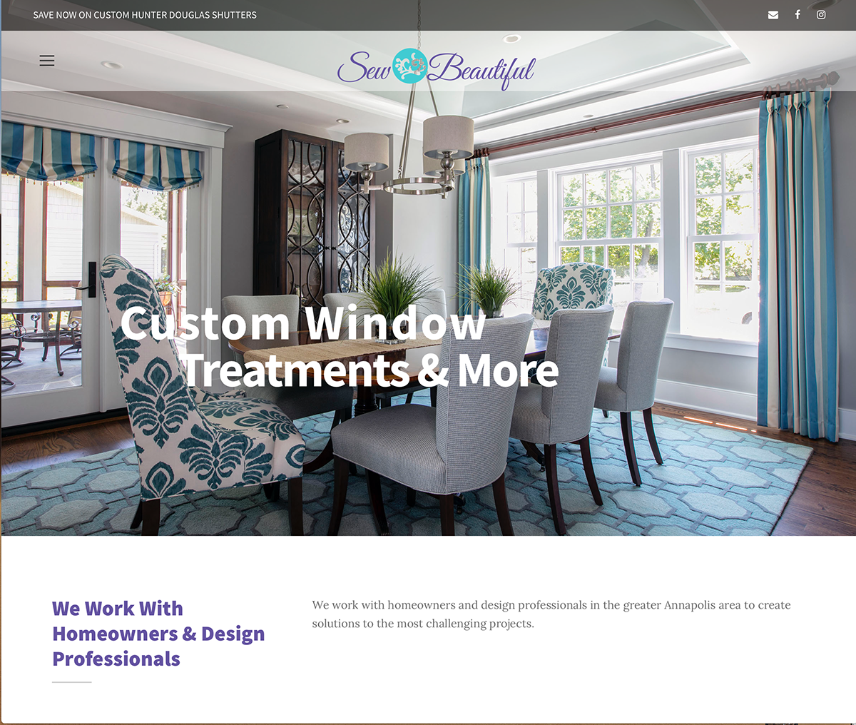 Sew Beautiful Website Home