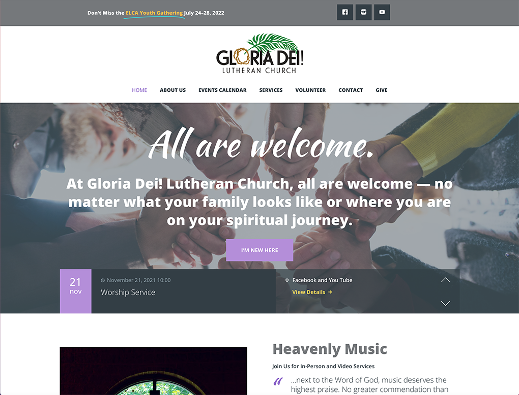 Gloria Dei Website
