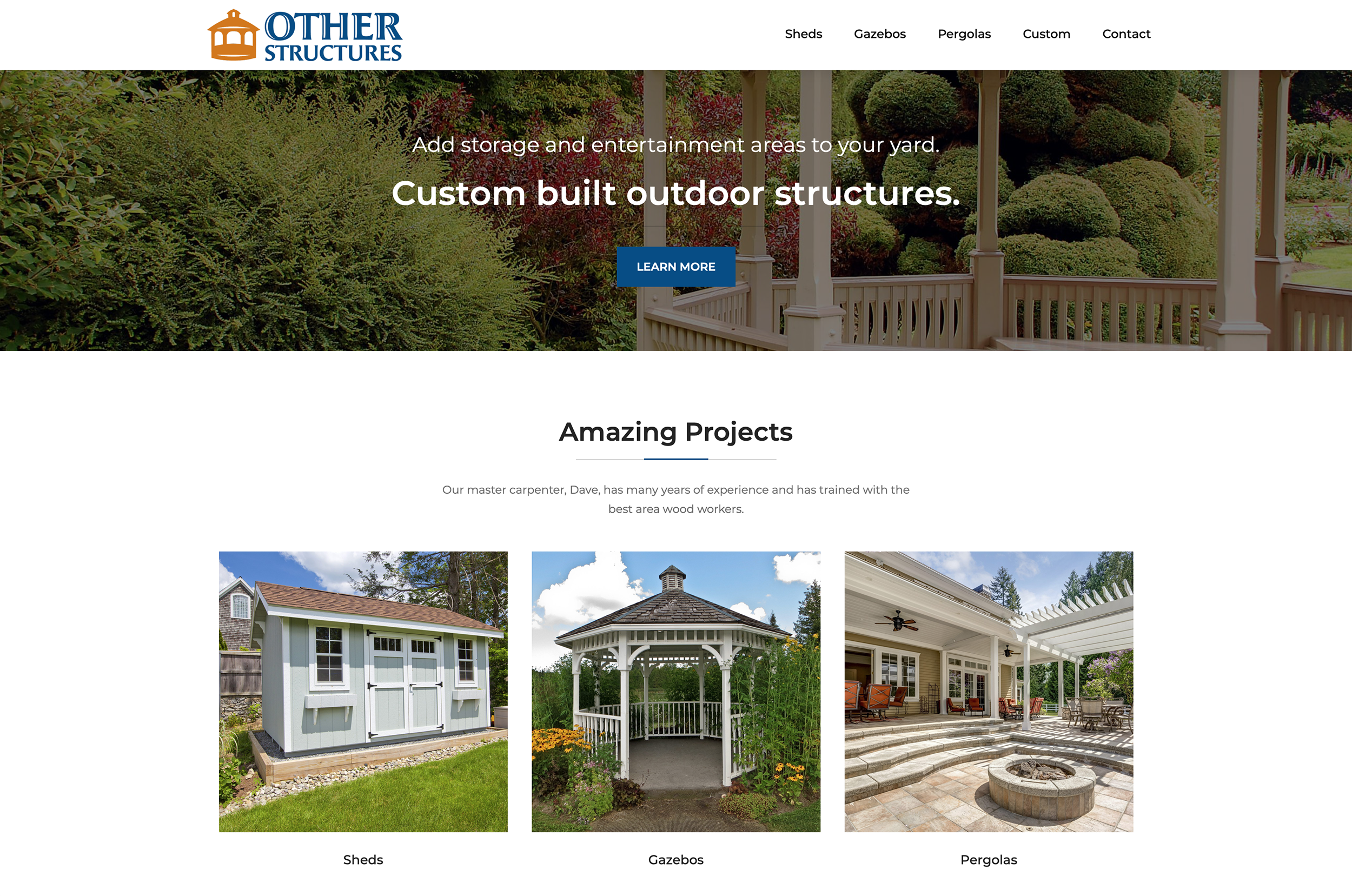 Other Structures Website Home Page