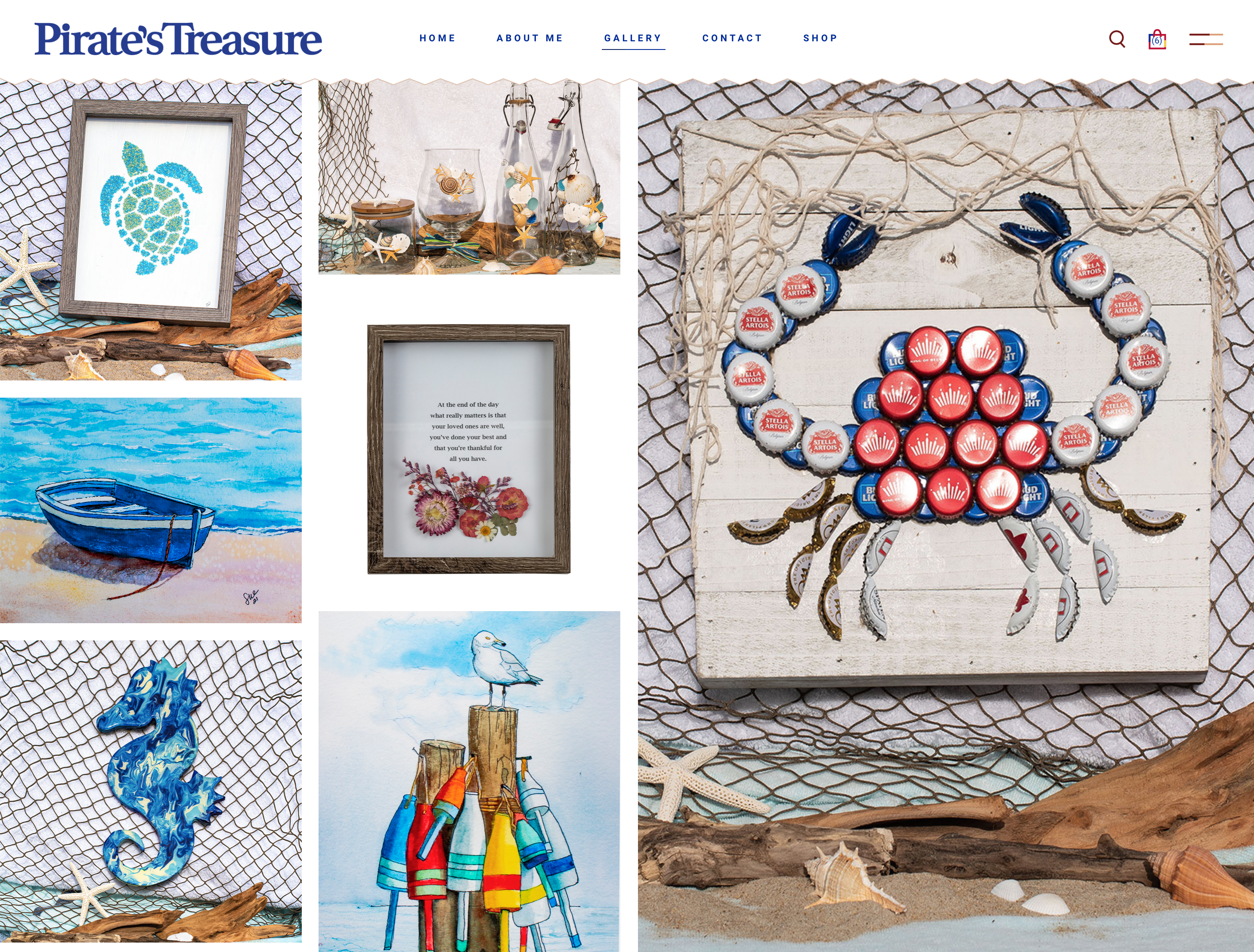 Whale Works Design Pirate's Treasure Website