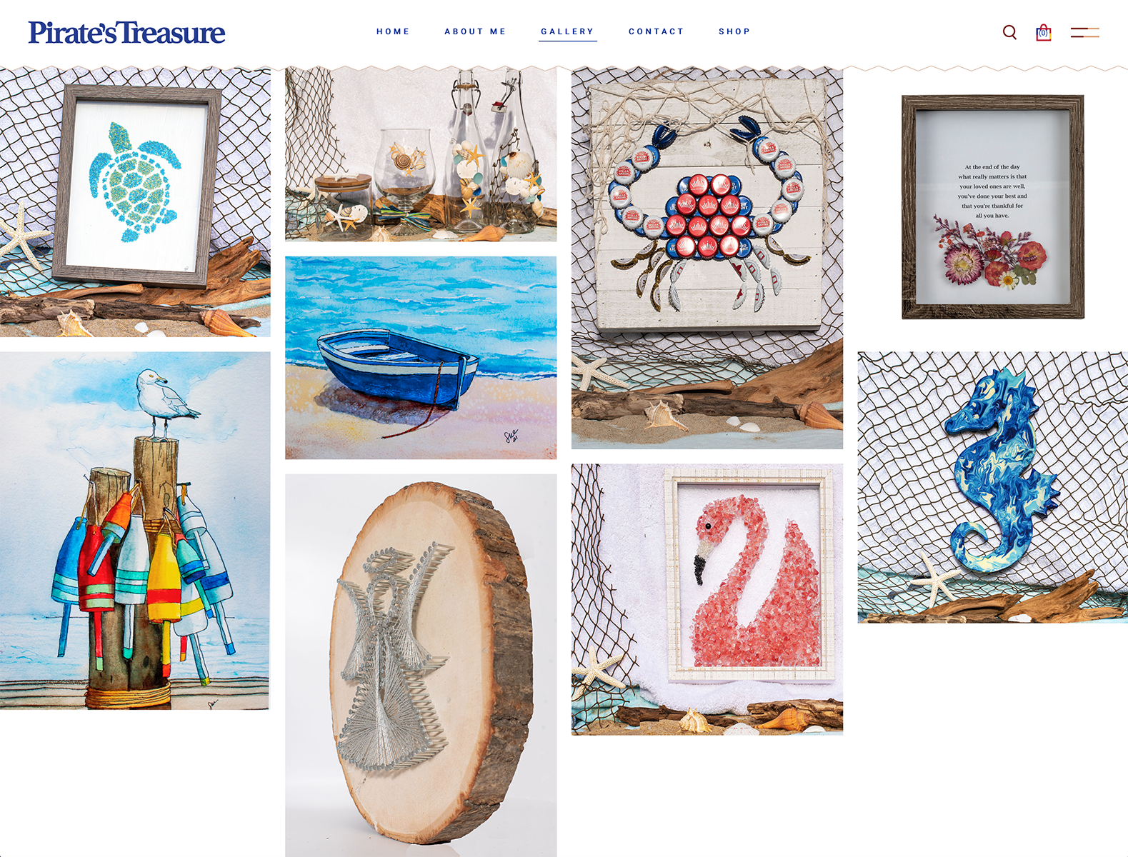Whale Works Design Pirate's Treasure Website