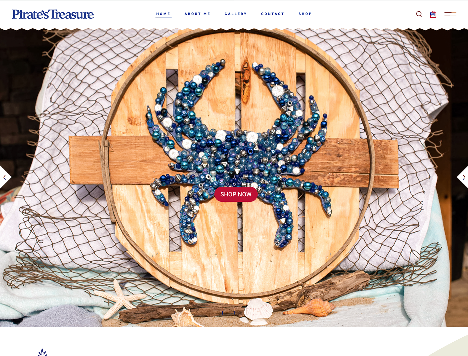 Whale Works Design Pirate's Treasure Website